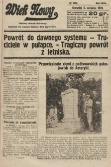 Wiek Nowy : popularny dziennik ilustrowany. 1928, nr 8162