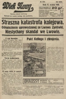 Wiek Nowy : popularny dziennik ilustrowany. 1928, nr 8167