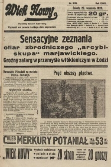 Wiek Nowy : popularny dziennik ilustrowany. 1928, nr 8176