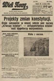 Wiek Nowy : popularny dziennik ilustrowany. 1928, nr 8182