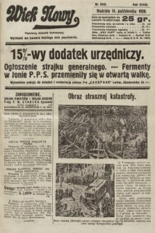 Wiek Nowy : popularny dziennik ilustrowany. 1928, nr 8195
