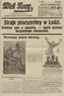 Wiek Nowy : popularny dziennik ilustrowany. 1928, nr 8196