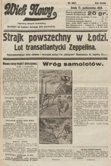 Wiek Nowy : popularny dziennik ilustrowany. 1928, nr 8197