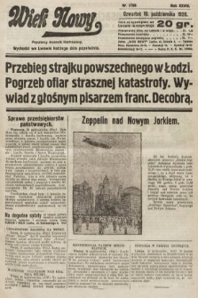 Wiek Nowy : popularny dziennik ilustrowany. 1928, nr 8198
