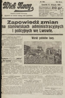 Wiek Nowy : popularny dziennik ilustrowany. 1928, nr 8221