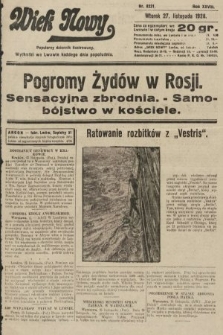 Wiek Nowy : popularny dziennik ilustrowany. 1928, nr 8231