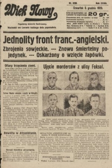 Wiek Nowy : popularny dziennik ilustrowany. 1928, nr 8239