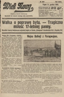 Wiek Nowy : popularny dziennik ilustrowany. 1928, nr 8251
