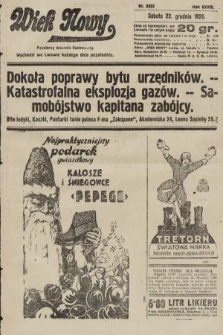 Wiek Nowy : popularny dziennik ilustrowany. 1928, nr 8252