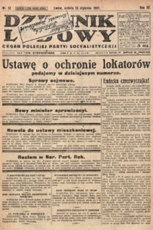 Dziennik Ludowy : organ Polskiej Partyi Socyalistycznej. 1921, nr 12
