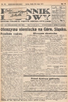 Dziennik Ludowy : organ Polskiej Partyi Socyalistycznej. 1921, nr 121