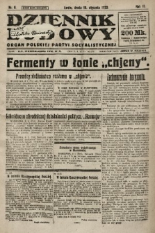 Dziennik Ludowy : organ Polskiej Partyi Socyalistycznej. 1923, nr 6