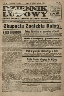 Dziennik Ludowy : organ Polskiej Partji Socjalistycznej. 1923, nr 9