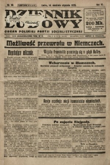 Dziennik Ludowy : organ Polskiej Partji Socjalistycznej. 1923, nr 10