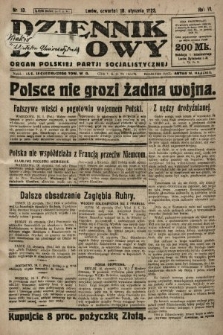 Dziennik Ludowy : organ Polskiej Partji Socjalistycznej. 1923, nr 13