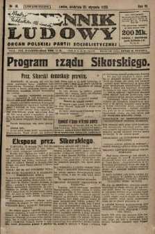 Dziennik Ludowy : organ Polskiej Partji Socjalistycznej. 1923, nr 16