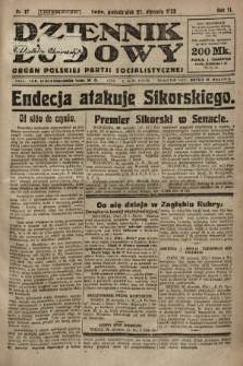 Dziennik Ludowy : organ Polskiej Partji Socjalistycznej. 1923, nr 17
