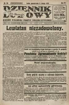 Dziennik Ludowy : organ Polskiej Partji Socjalistycznej. 1923, nr 28