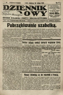 Dziennik Ludowy : organ Polskiej Partji Socjalistycznej. 1923, nr 45