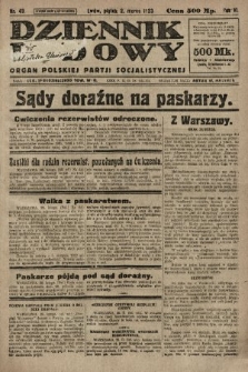 Dziennik Ludowy : organ Polskiej Partji Socjalistycznej. 1923, nr 49