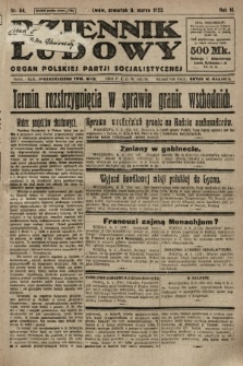 Dziennik Ludowy : organ Polskiej Partji Socjalistycznej. 1923, nr 54