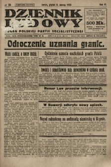 Dziennik Ludowy : organ Polskiej Partji Socjalistycznej. 1923, nr 55