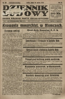 Dziennik Ludowy : organ Polskiej Partji Socjalistycznej. 1923, nr 59