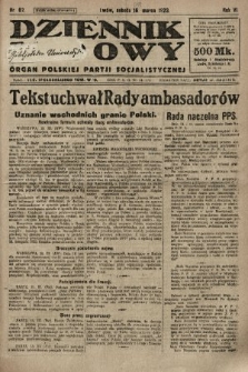 Dziennik Ludowy : organ Polskiej Partji Socjalistycznej. 1923, nr 62