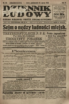 Dziennik Ludowy : organ Polskiej Partji Socjalistycznej. 1923, nr 64