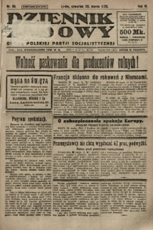 Dziennik Ludowy : organ Polskiej Partji Socjalistycznej. 1923, nr 66