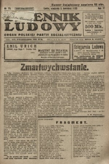Dziennik Ludowy : organ Polskiej Partji Socjalistycznej. 1923, nr 75