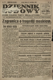 Dziennik Ludowy : organ Polskiej Partji Socjalistycznej. 1923, nr 77