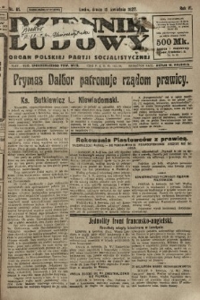 Dziennik Ludowy : organ Polskiej Partji Socjalistycznej. 1923, nr 81