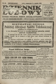 Dziennik Ludowy : organ Polskiej Partji Socjalistycznej. 1923, nr 86