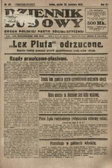 Dziennik Ludowy : organ Polskiej Partji Socjalistycznej. 1923, nr 89