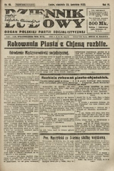 Dziennik Ludowy : organ Polskiej Partji Socjalistycznej. 1923, nr 91