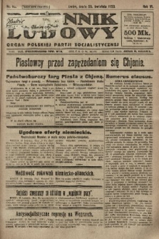 Dziennik Ludowy : organ Polskiej Partji Socjalistycznej. 1923, nr 93