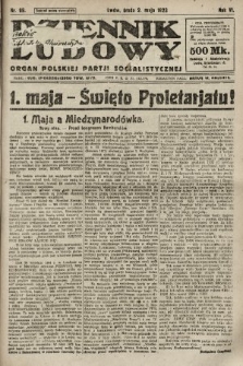 Dziennik Ludowy : organ Polskiej Partji Socjalistycznej. 1923, nr 99