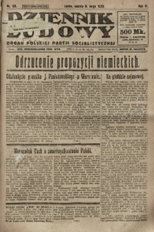 Dziennik Ludowy : organ Polskiej Partji Socjalistycznej. 1923, nr 101