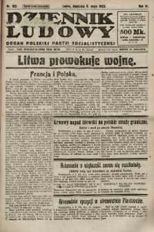 Dziennik Ludowy : organ Polskiej Partji Socjalistycznej. 1923, nr 102