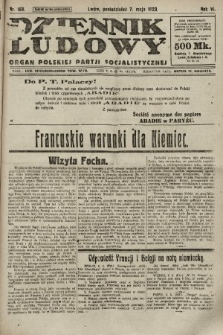 Dziennik Ludowy : organ Polskiej Partji Socjalistycznej. 1923, nr 103