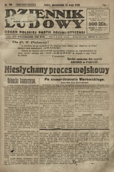 Dziennik Ludowy : organ Polskiej Partji Socjalistycznej. 1923, nr 108