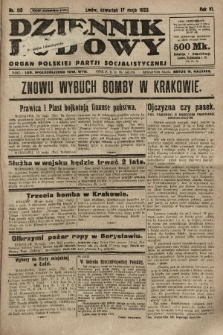 Dziennik Ludowy : organ Polskiej Partji Socjalistycznej. 1923, nr 110