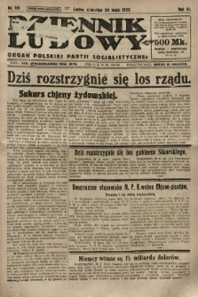 Dziennik Ludowy : organ Polskiej Partji Socjalistycznej. 1923, nr 115