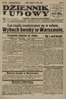 Dziennik Ludowy : organ Polskiej Partji Socjalistycznej. 1923, nr 116