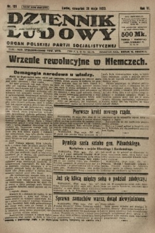 Dziennik Ludowy : organ Polskiej Partji Socjalistycznej. 1923, nr 121