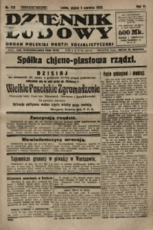 Dziennik Ludowy : organ Polskiej Partji Socjalistycznej. 1923, nr 122