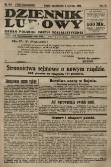 Dziennik Ludowy : organ Polskiej Partji Socjalistycznej. 1923, nr 124