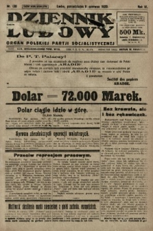 Dziennik Ludowy : organ Polskiej Partji Socjalistycznej. 1923, nr 130