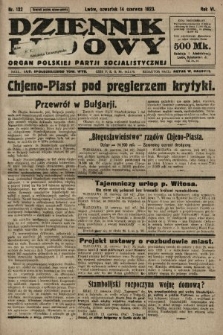 Dziennik Ludowy : organ Polskiej Partji Socjalistycznej. 1923, nr 132